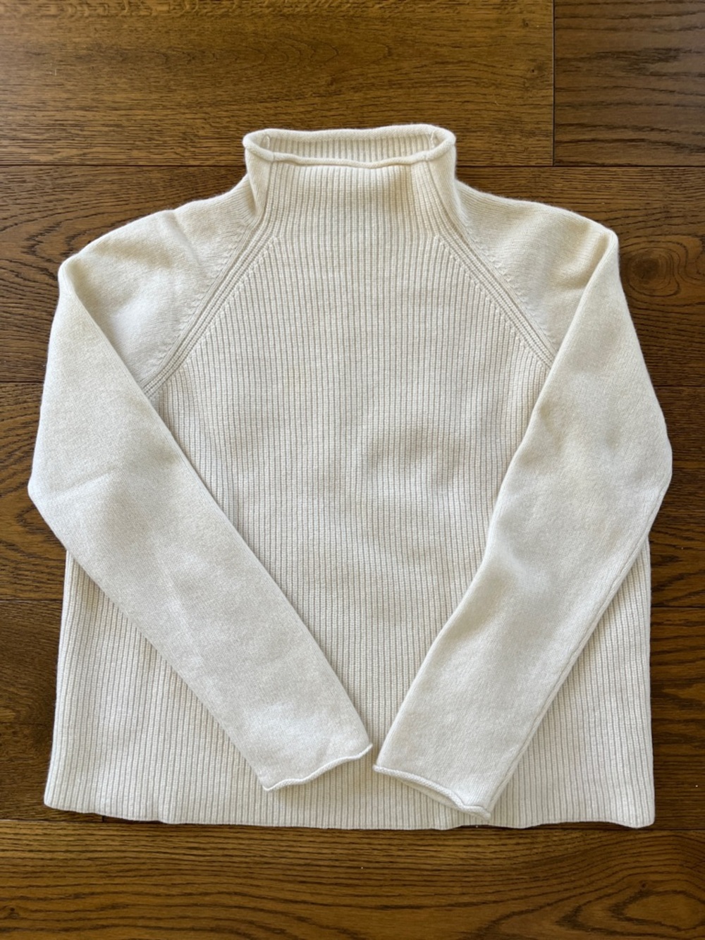 Alice Walk Cashmere Rollneck Sweater Ivory Small